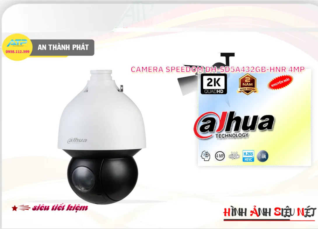 Camera DH-SD5A432GB-HNR Speedom 4MP Dahua,Chất Lượng DH-SD5A432GB-HNR,DH-SD5A432GB-HNR Công Nghệ